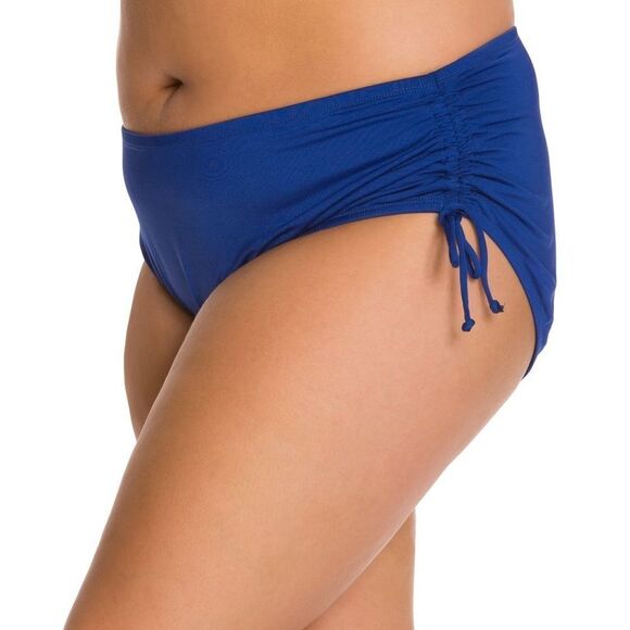 Navy 24th & Ocean High Waisted Bikini Bottom - Picture 3 of 7